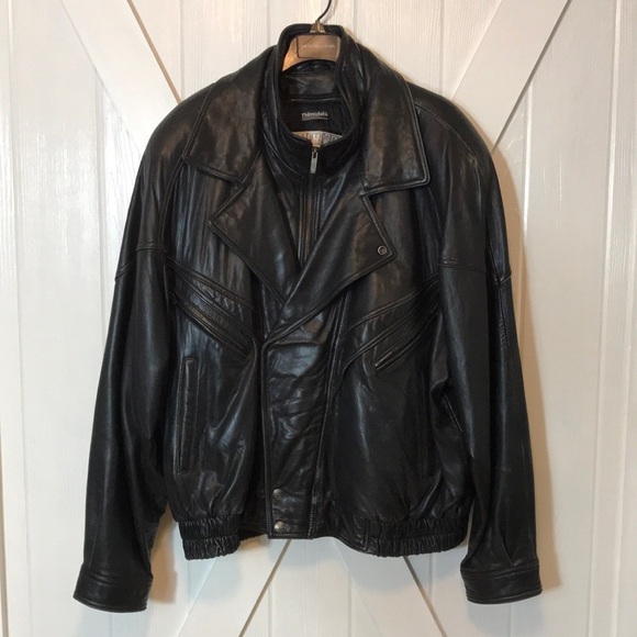 Vintage Wilson’s Leather Biker Jacket Coat